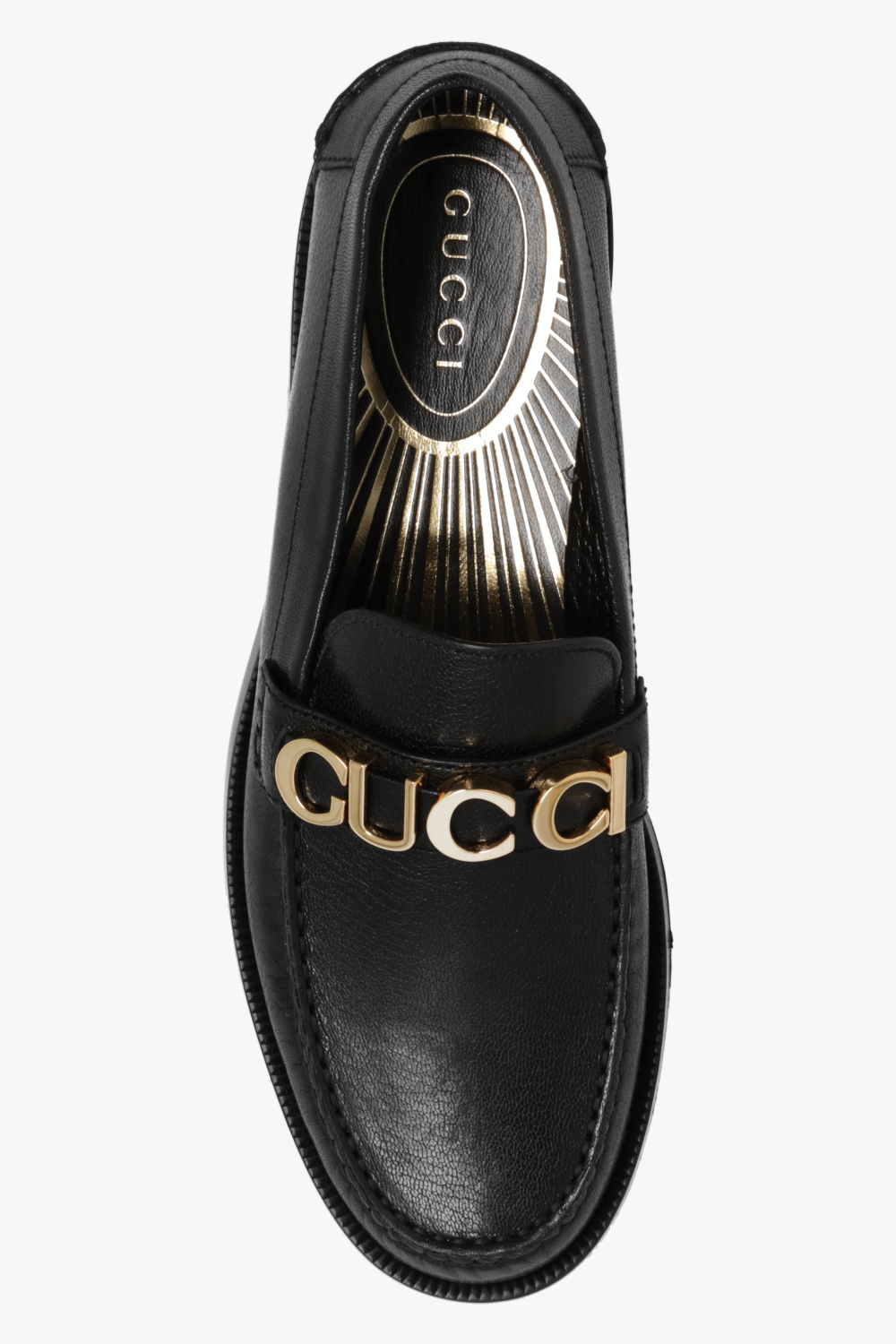 Gucci rainbow cheap horsebit leather loafers